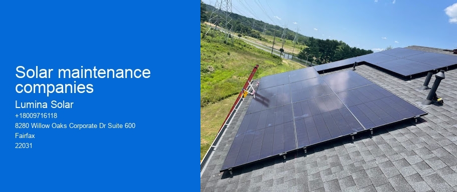 Solar maintenance companies