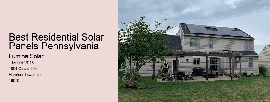 Best Residential Solar Panels Pennsylvania