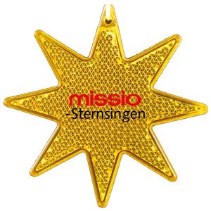 Stella fluorescente da mettere al collo