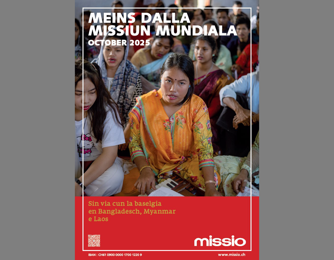 Placat A3 per il mais dala Missiun Mundiala 2025 rumantsch