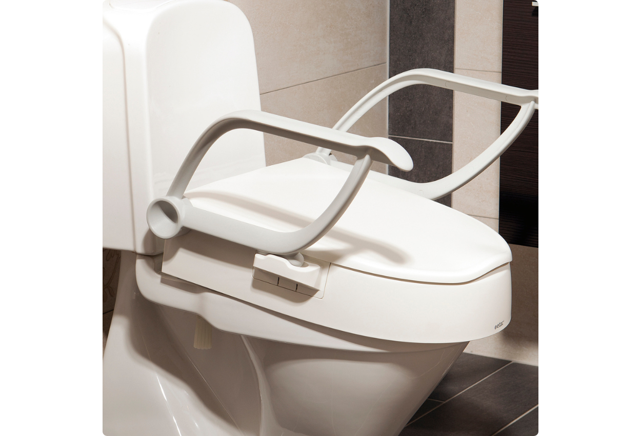 Réhausseur WC avec accoudoirs