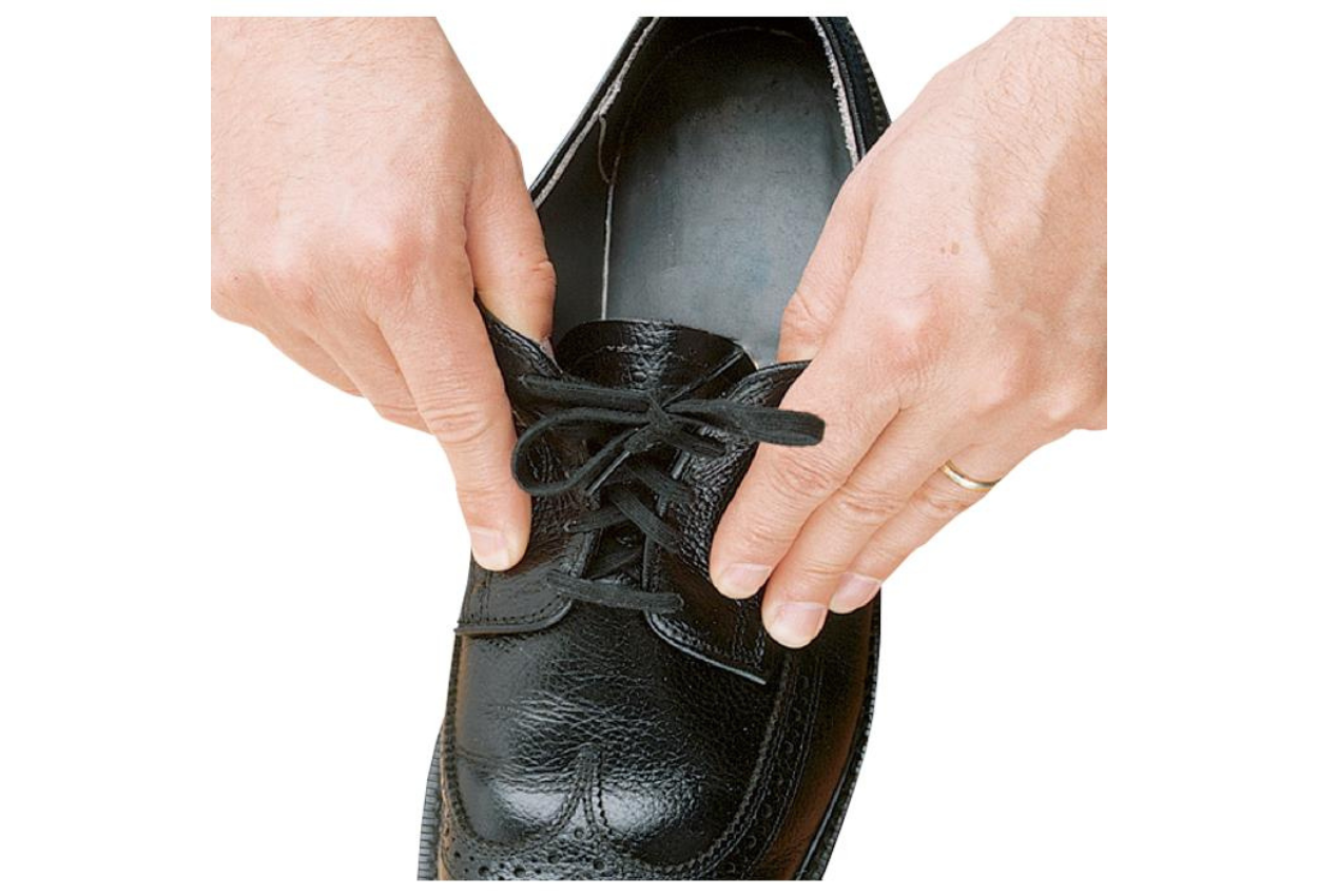 Lacets de souliers élastiques noir,  94 cm