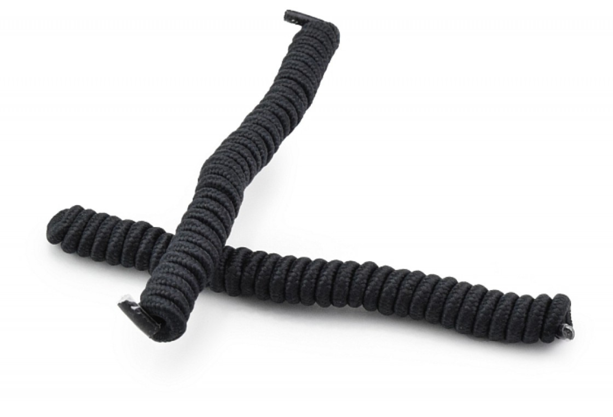 Schnürsenkel spiralförmig