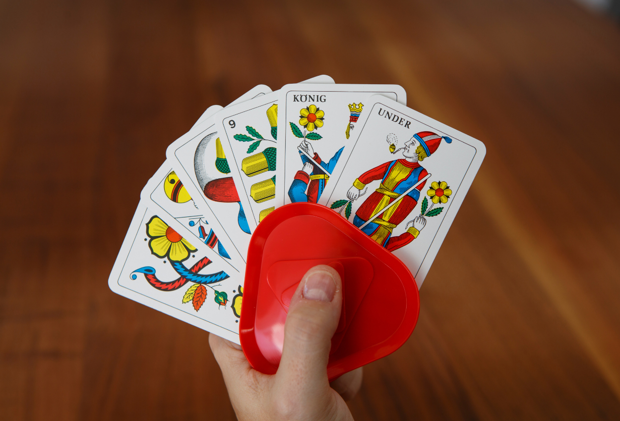 Porte-cartes, rond