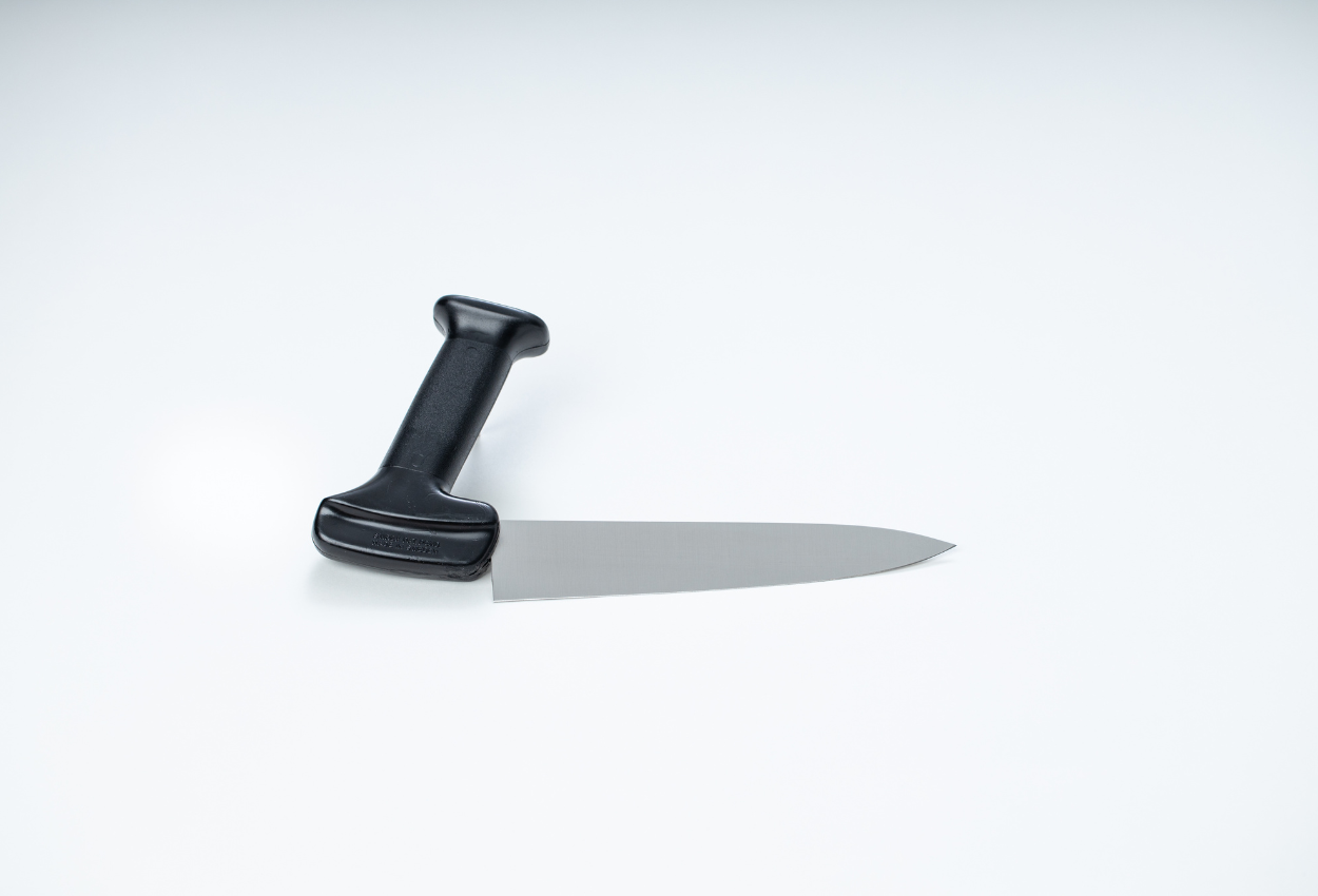 Küchenmesser 20 cm, ohne Wellenschliff