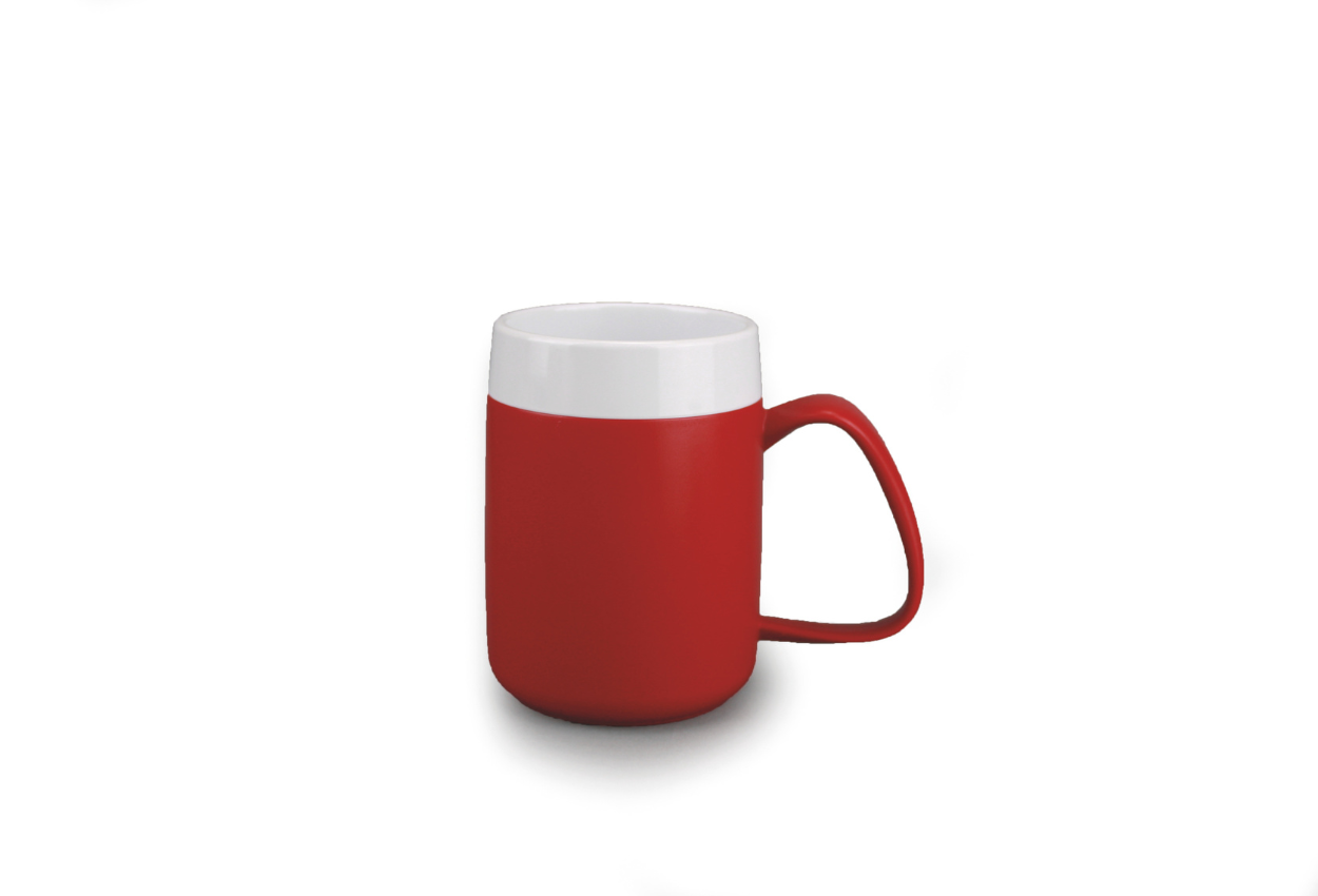 Tazza ergonomica rosso