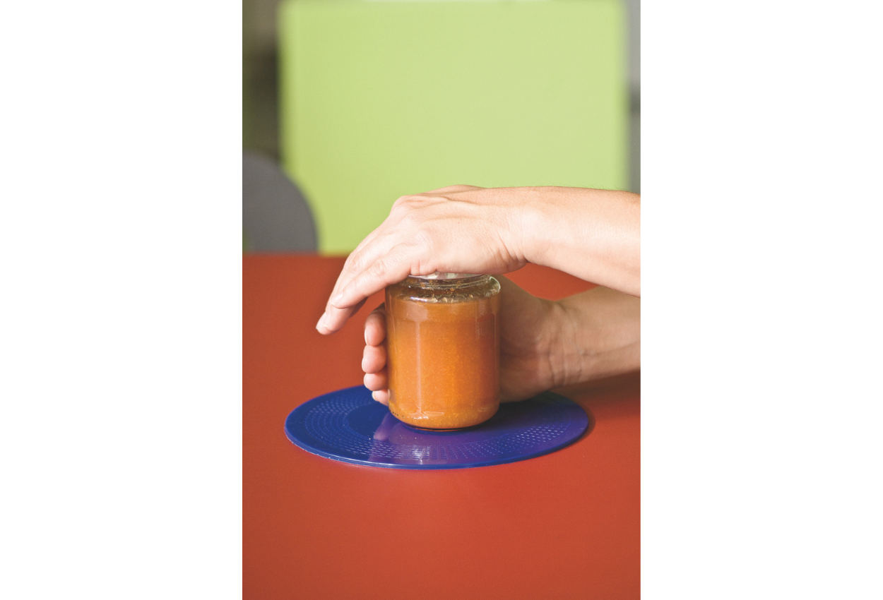 Antirutsch-Matte, blau, rund_1