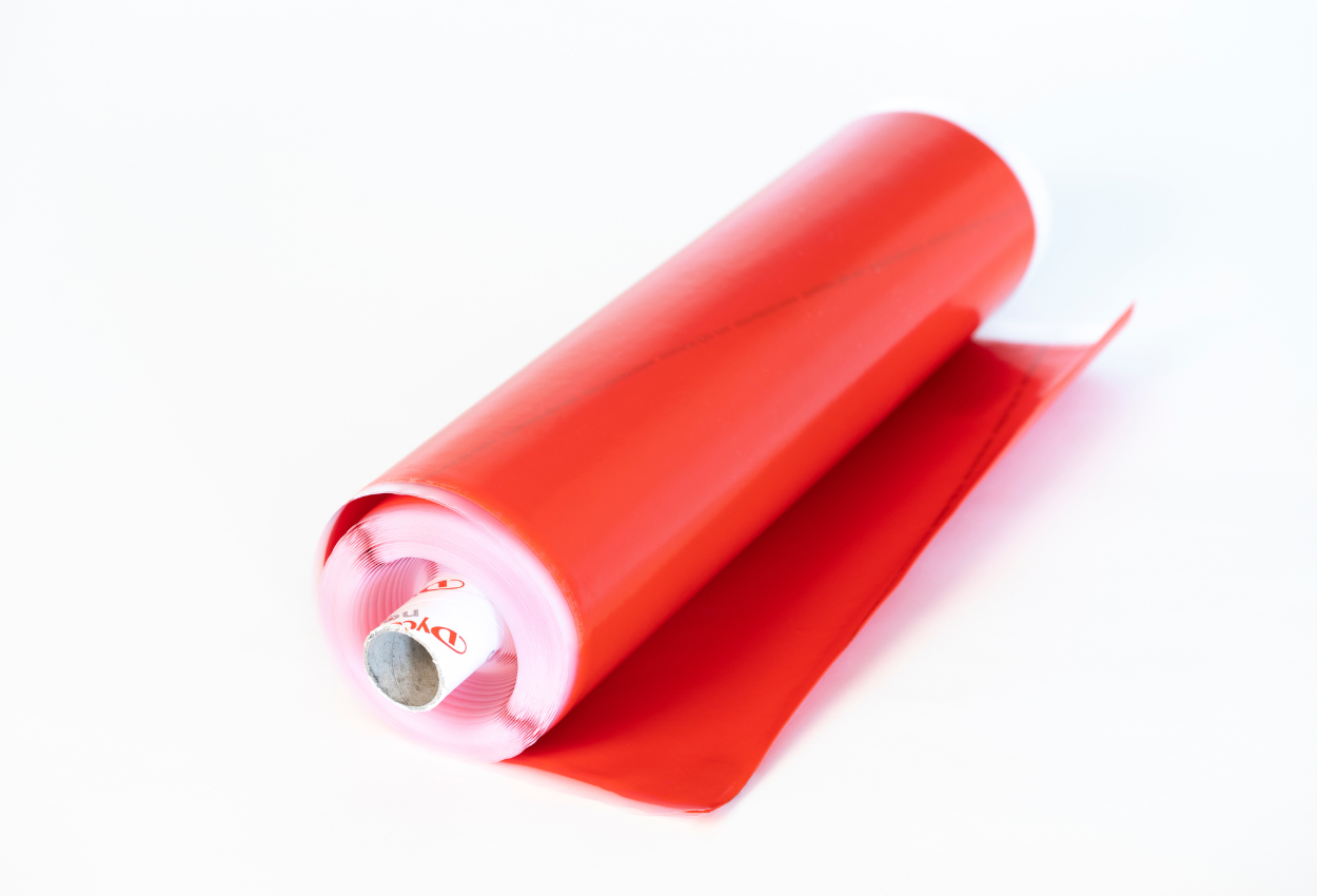 Feuilles antidérapante rouge (rouleau 9 m)