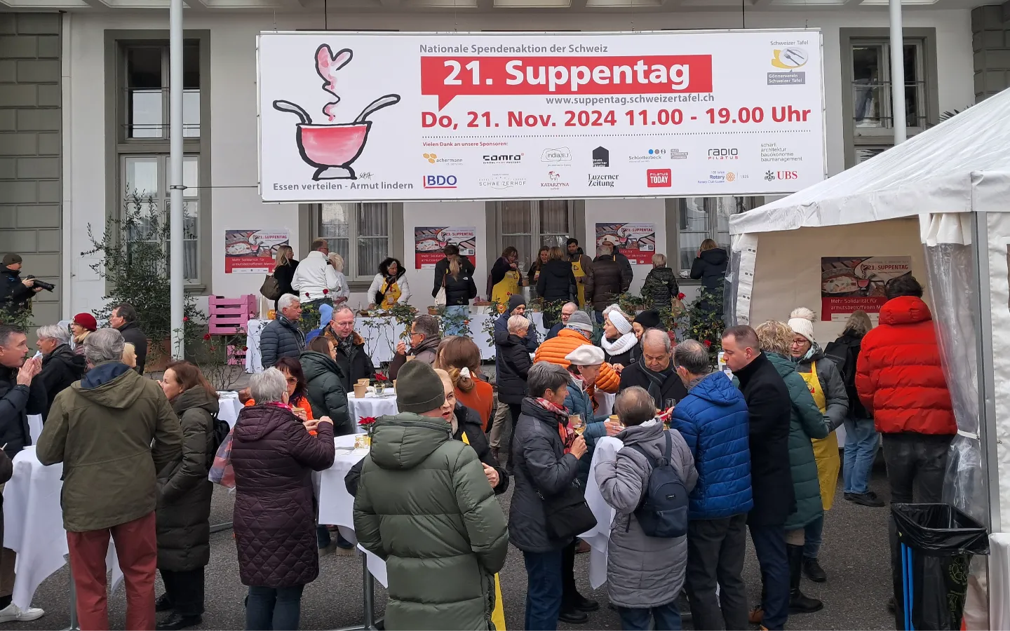 Grande solidarité lors de la 21ᵉ journée de la soupe