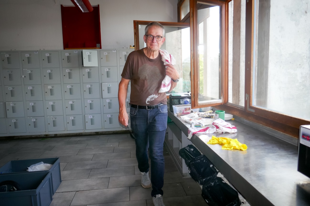 Walter Schaufelberger, Freiwilliger beim SRK Kanton Bern und Mitinitiant des Projekts.