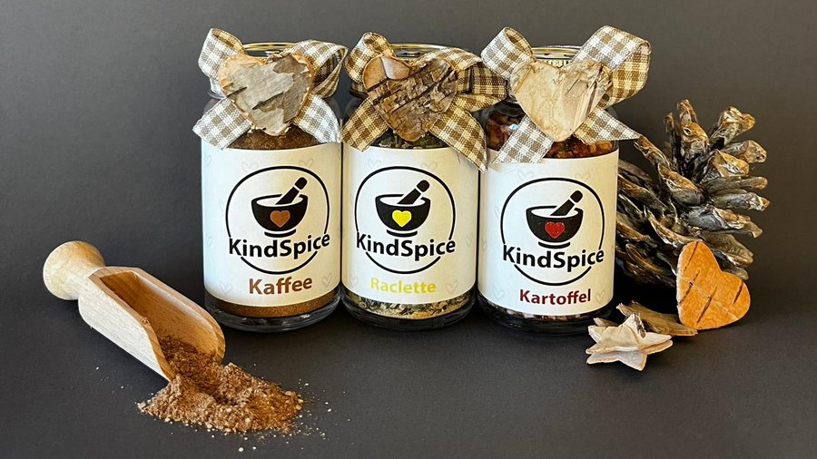 Gewürze hübsch verpackt