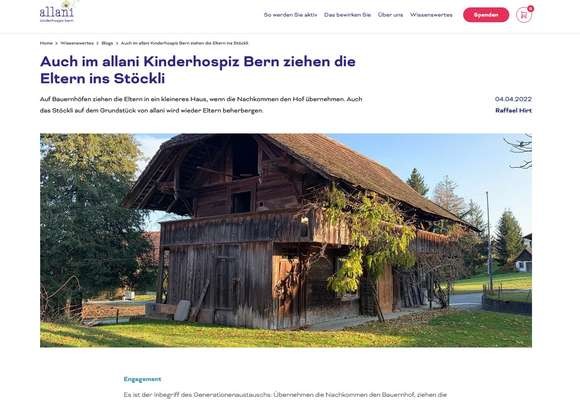 allani Blogartikel mit Geschichte zum Haus