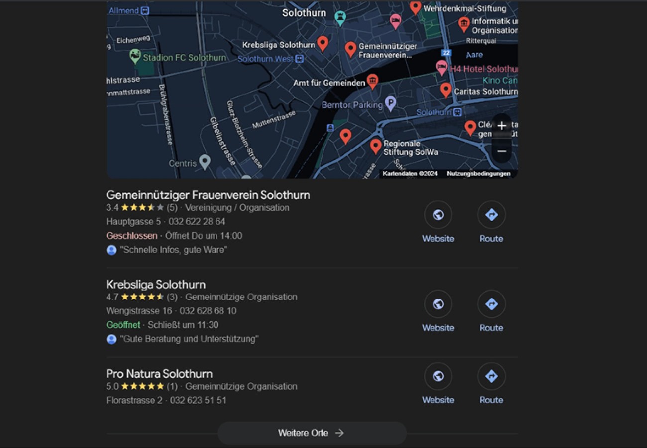 Local SEO in Google Maps