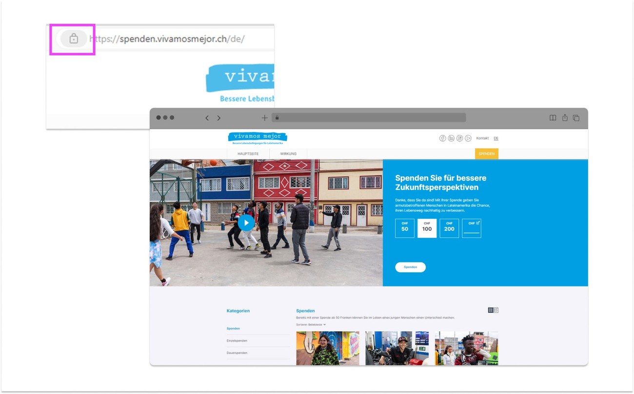 TLS Beispiel Webseite