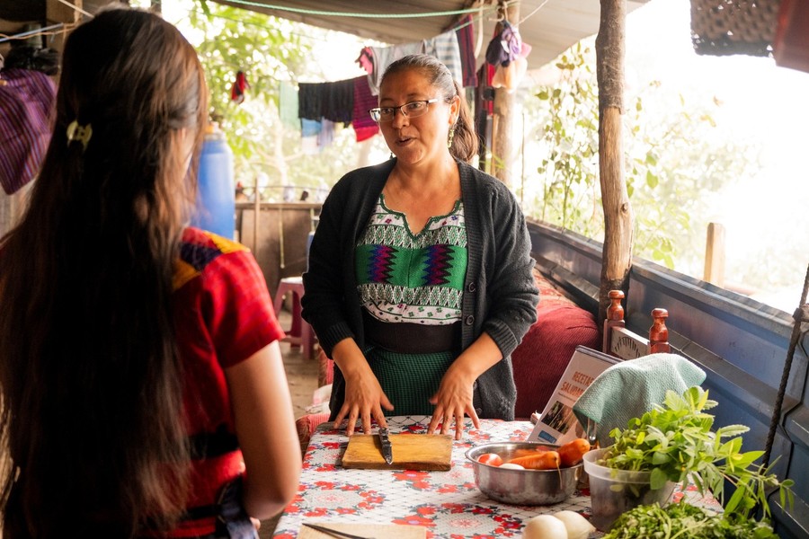 Marla Muj García auf Hausbesuch