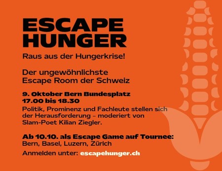 Escape Hunger Event Bundesplatz