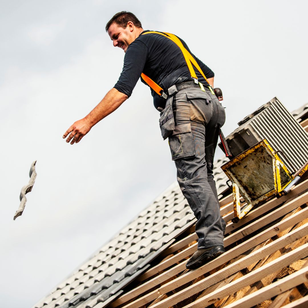 Do you replace old roof flashing?