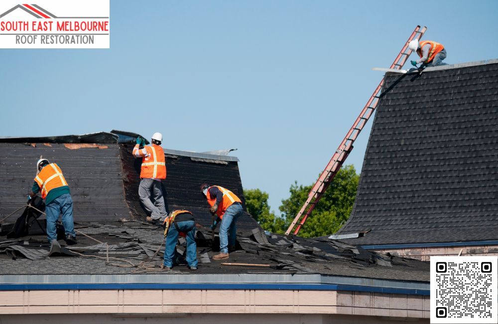 How do you restore roofs with heavy moss growth?