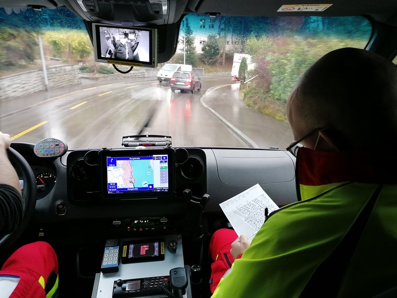 Rettungsdienst unterwegs