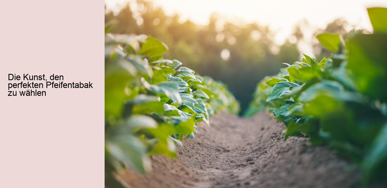 Die Kunst, den perfekten Pfeifentabak zu wählen
