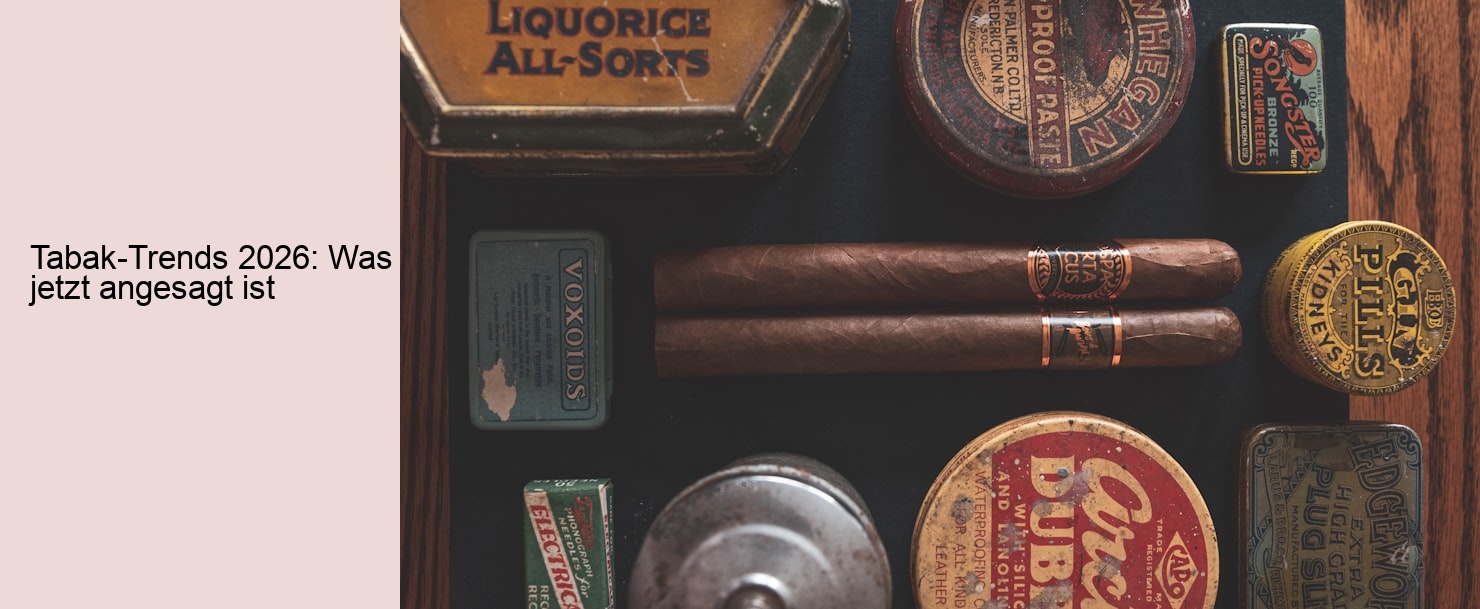Tabak-Trends 2026: Was jetzt angesagt ist