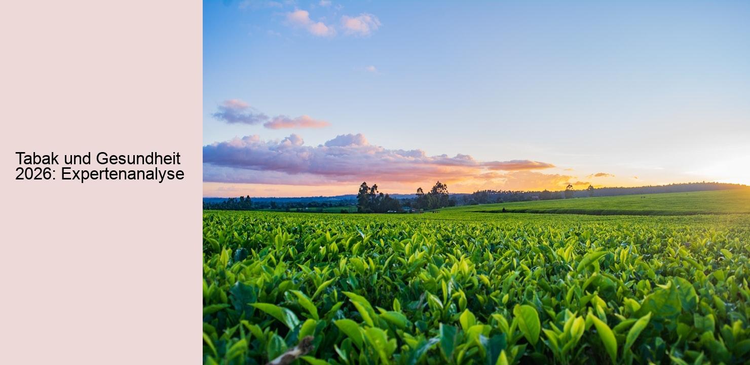 Tabak und Gesundheit 2026: Expertenanalyse