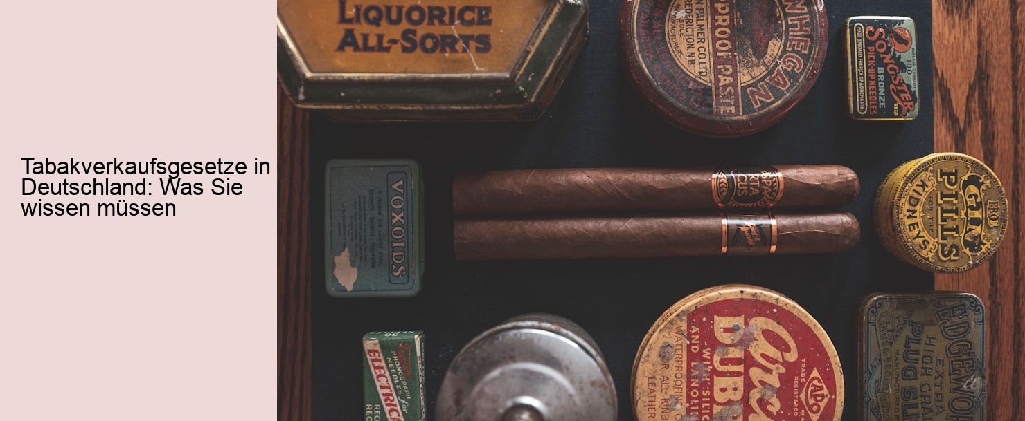 Tabakverkaufsgesetze in Deutschland: Was Sie wissen müssen