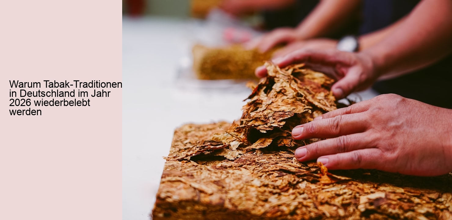 Warum Tabak-Traditionen in Deutschland im Jahr 2026 wiederbelebt werden