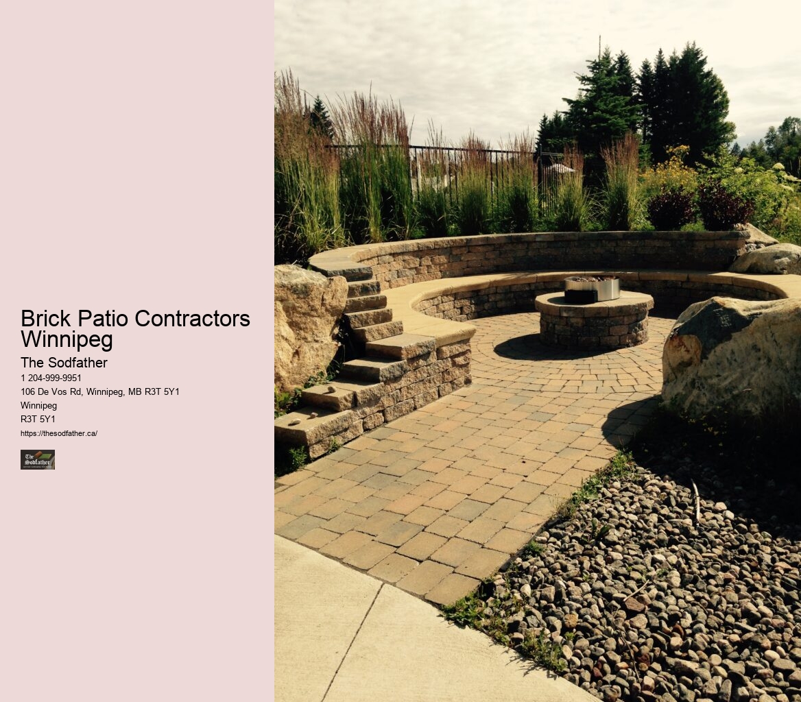Brick Patio Contractors Winnipeg