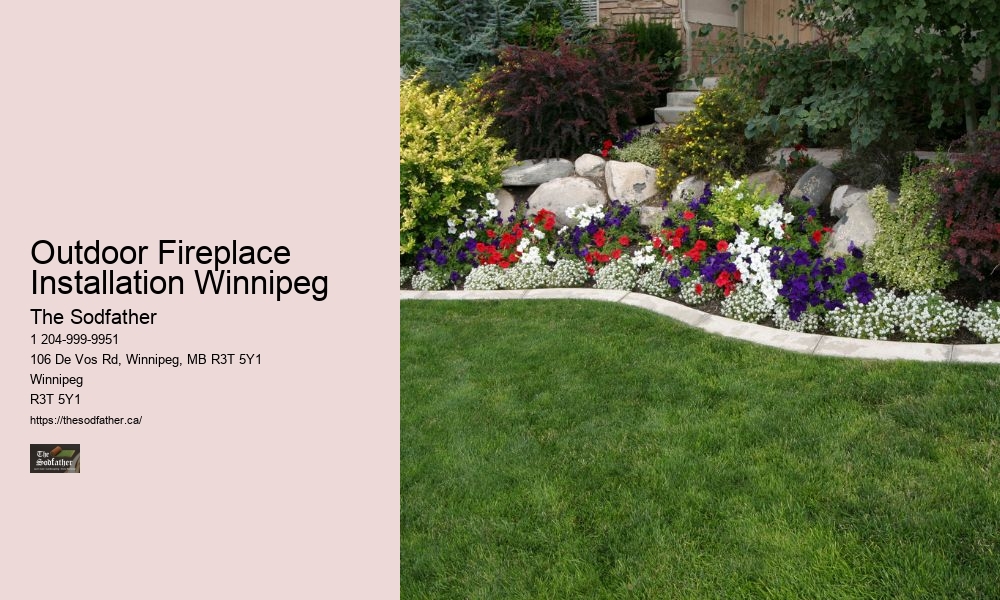 Outdoor Fireplace Installation Winnipeg