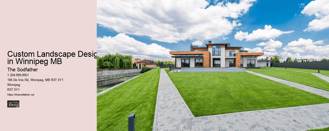 Custom Landscape Design in Winnipeg MB