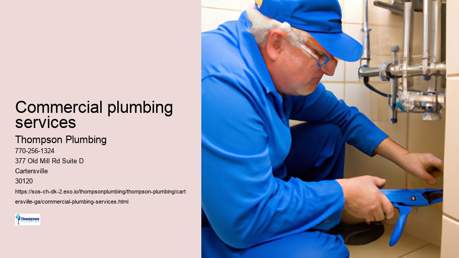 Commercial plumbing services