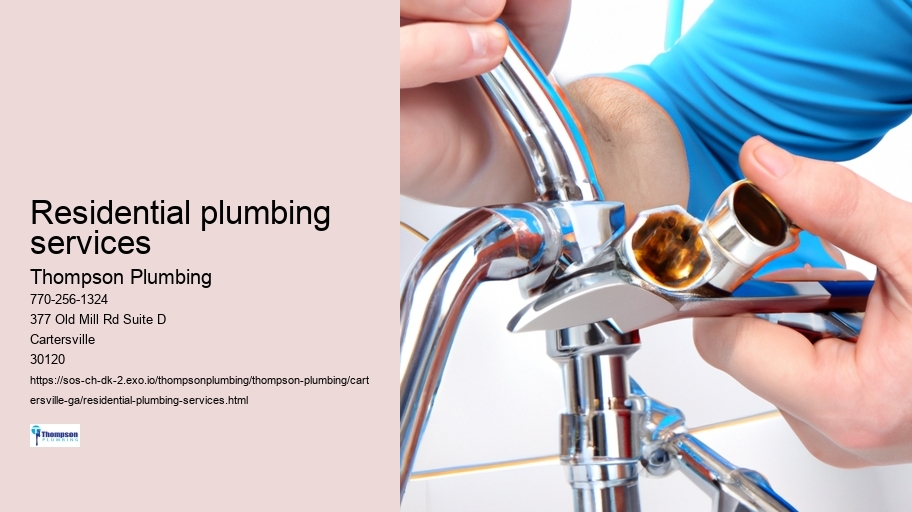 Residential plumbing services