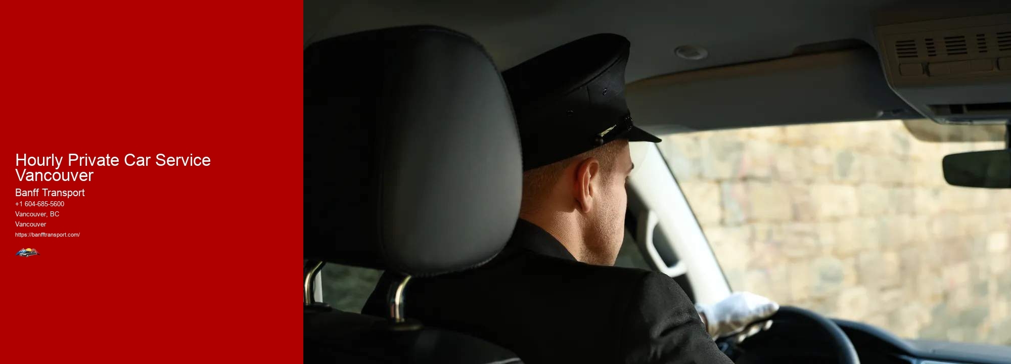 Hourly Private Car Service Vancouver