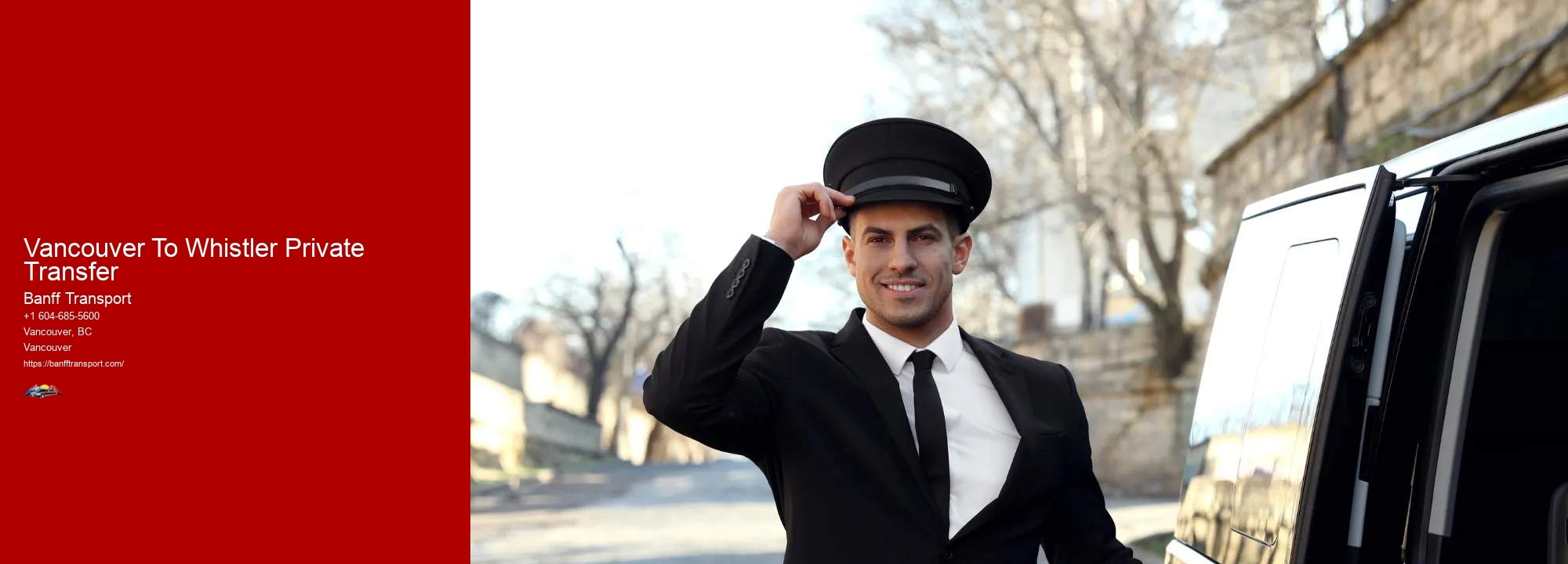 Vancouver To Whistler Private Transfer