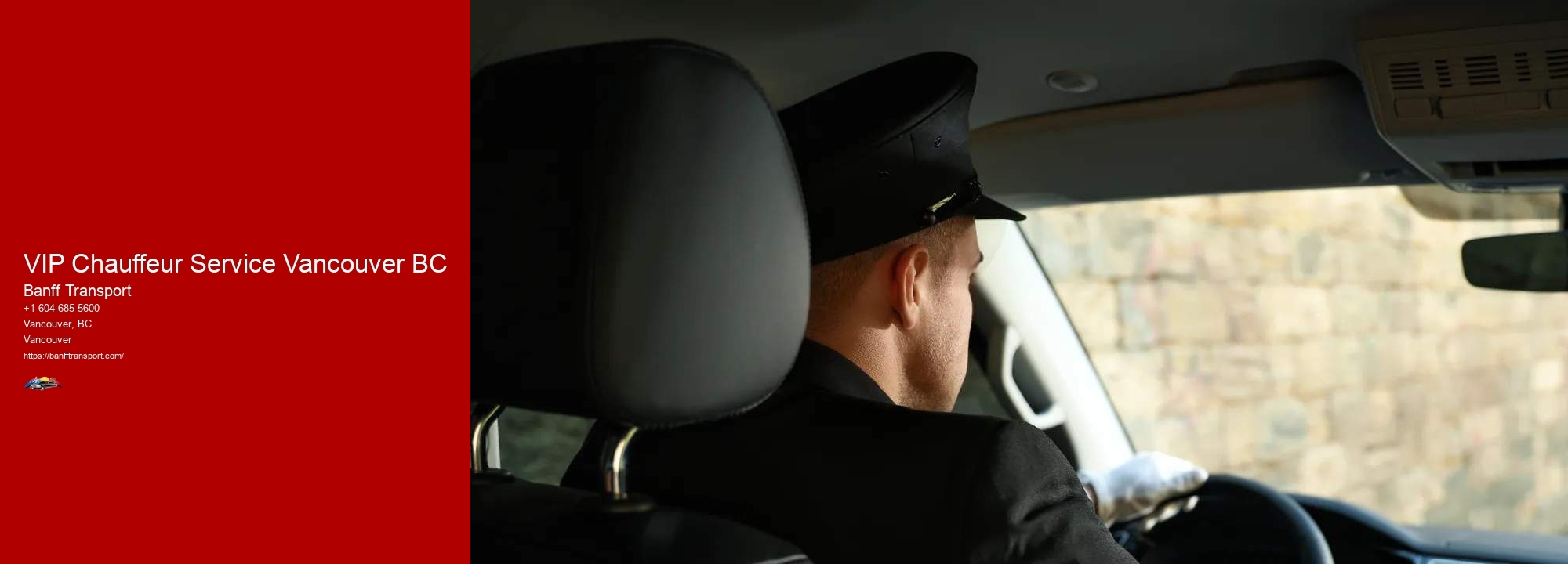 VIP Chauffeur Service Vancouver BC