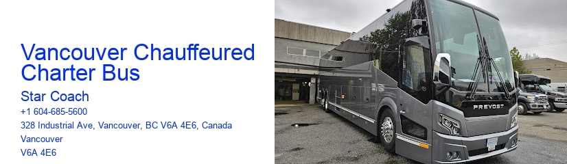 Vancouver Chauffeured Charter Bus