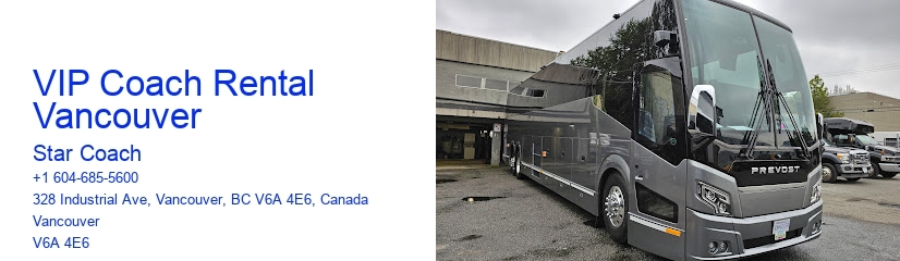 VIP Coach Rental Vancouver