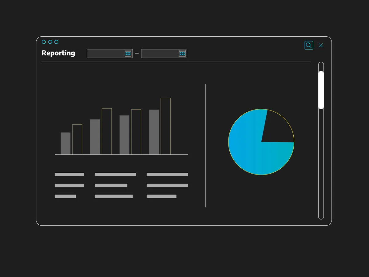 User Interface welches das MIS-Modul zeigt