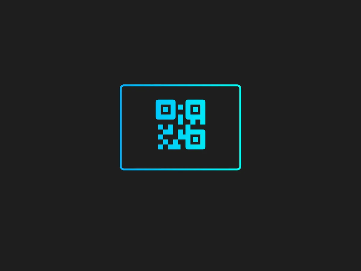 Icone welches einen QR Code zeigt