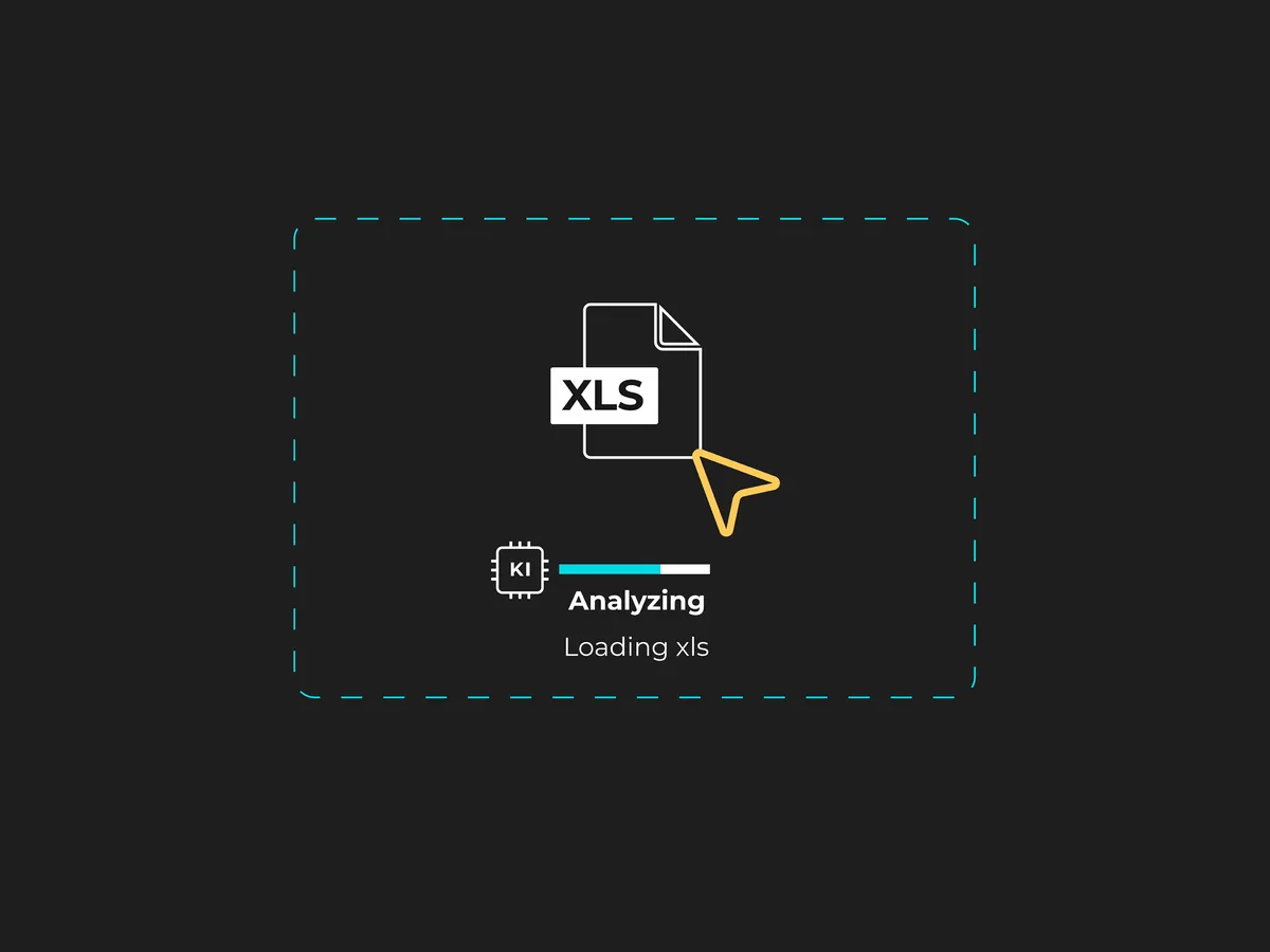 User Interface welches den Import einer Sortenliste als xls-File zeigt