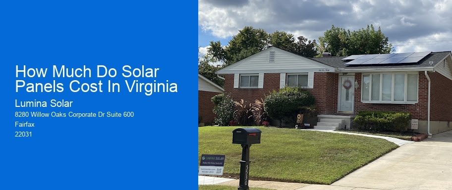 How Much Do Solar Panels Cost In Virginia