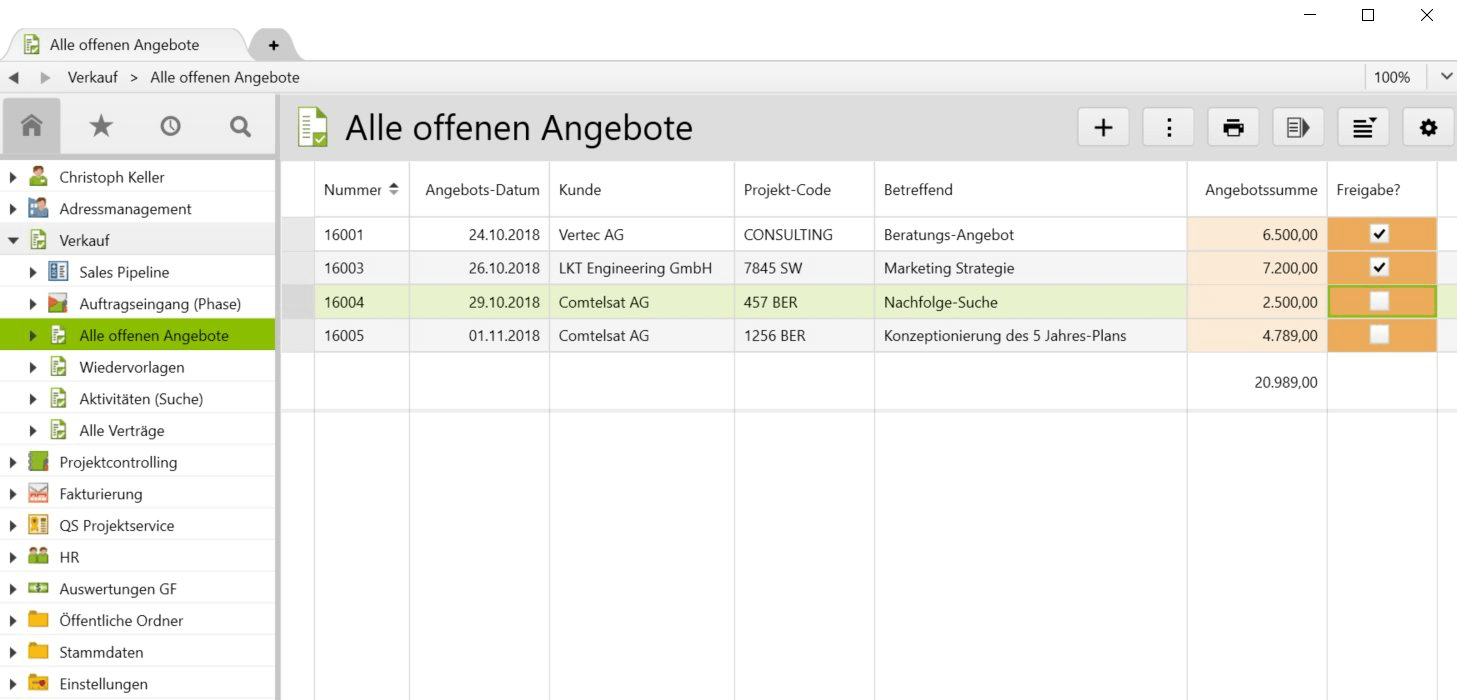 Übersicht aller Angebote
