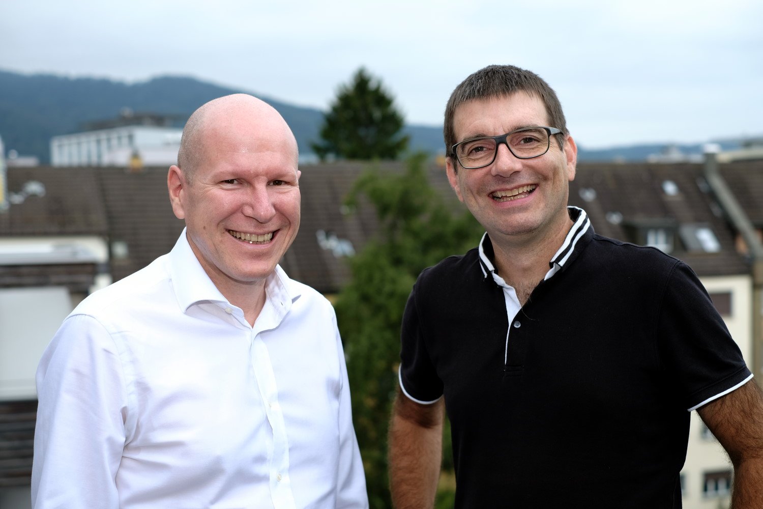 Thomas Brändle, Geschäftsführer Run my Accounts und Claudio Pietra, Geschäftsführer Vertec