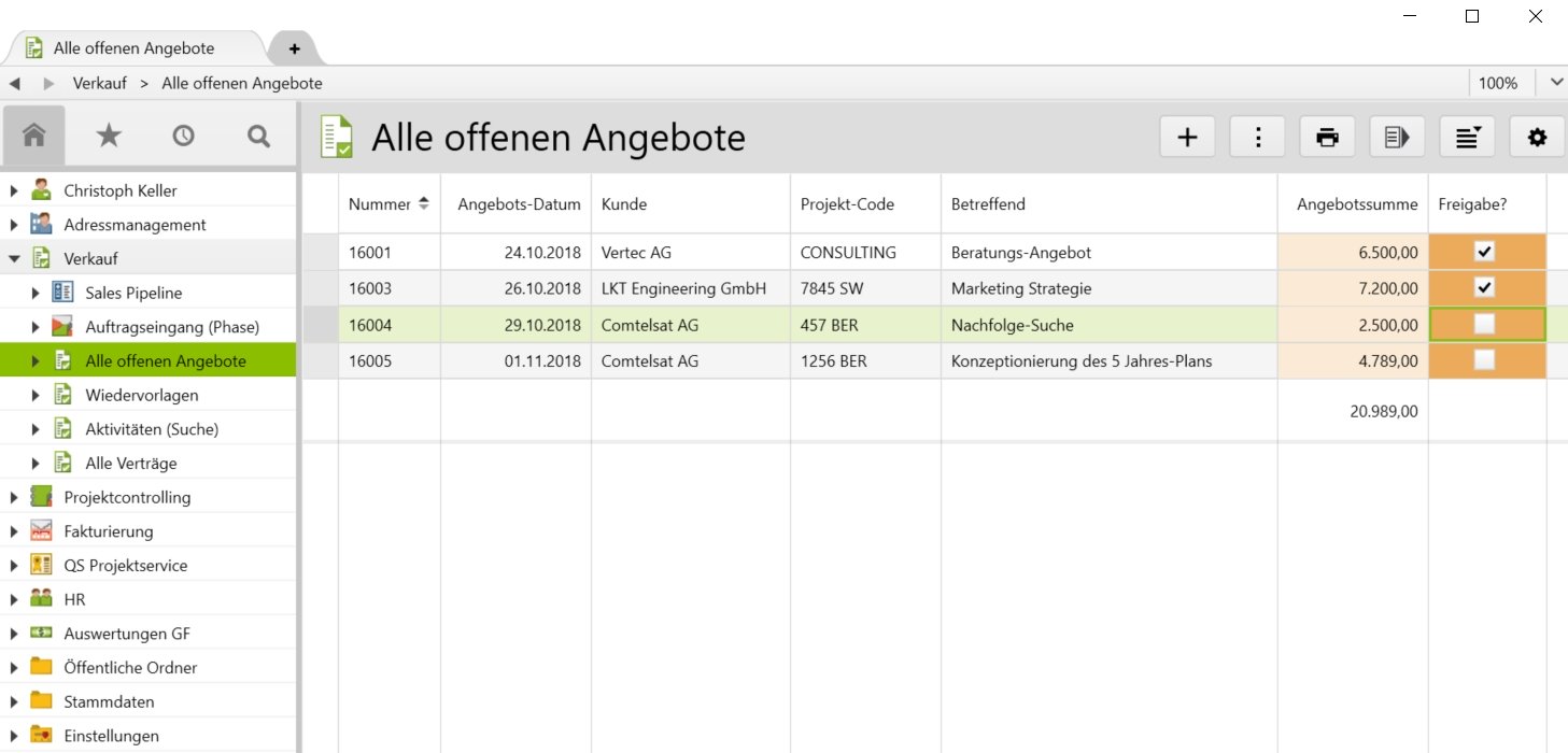 Alle offenen Angebote