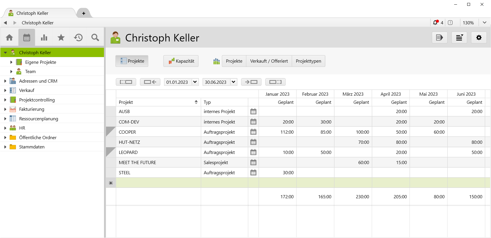 Planungsdaten von Christoph Keller
