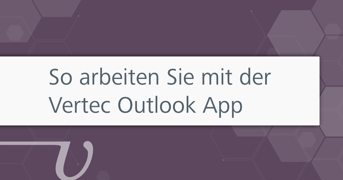 Vertec Outlook App Video