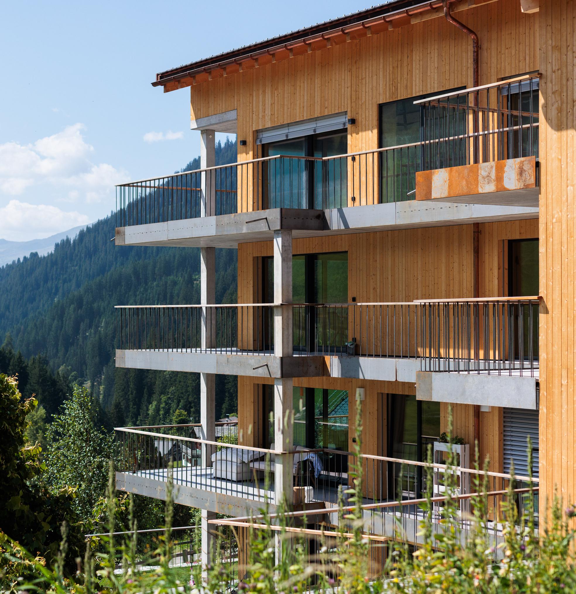 Bild von Moderne Wohnungen in den Bergen