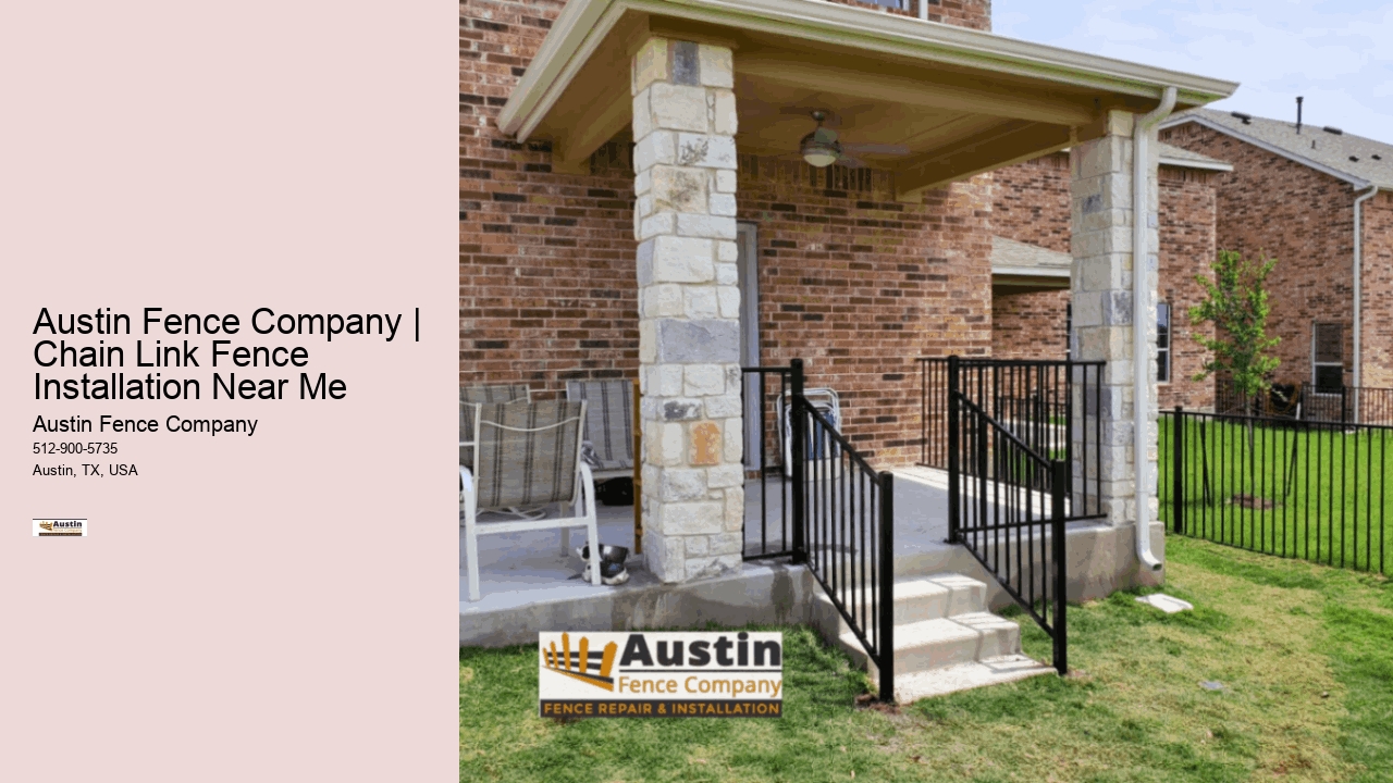 Austin Fence Company | Chain Link Fence Installation Near Me