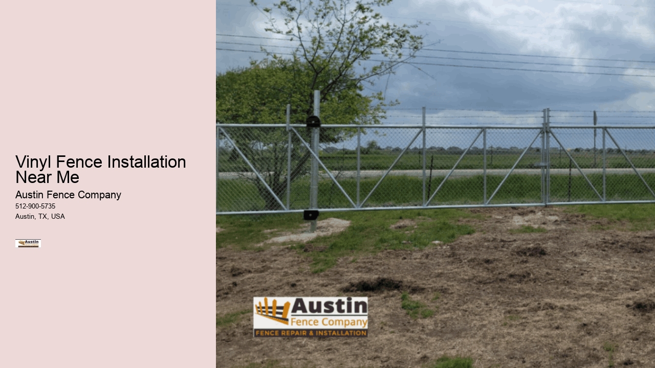 Vinyl Fence Installation Near Me